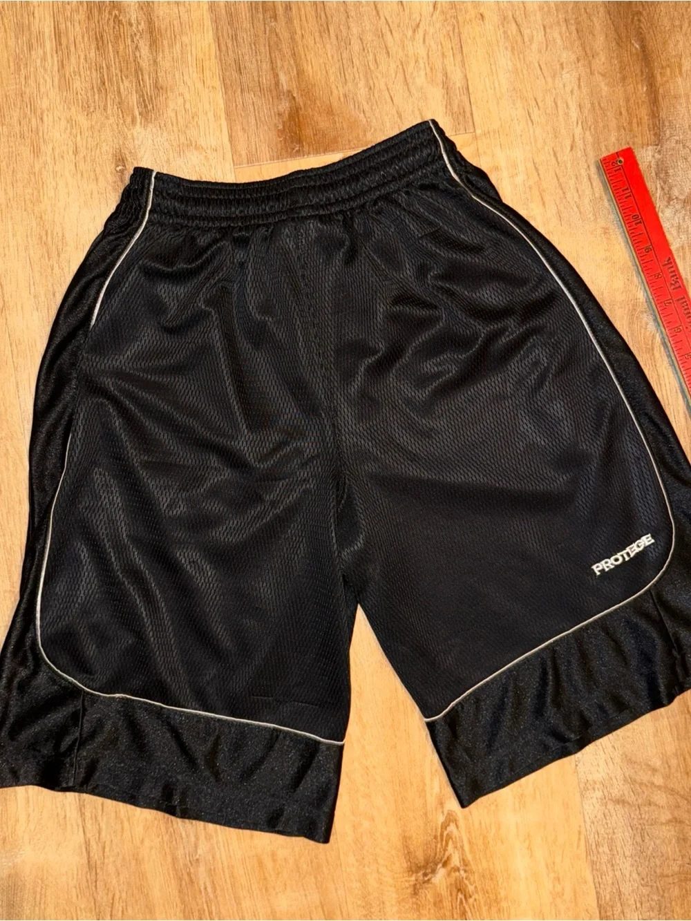 Vintage Umbro-like Protege Shiny Black Pockets Soccer Football 90s High Rise S